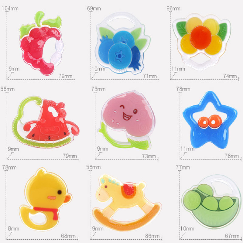 Colorful silicone teether Colorful silicone teether
