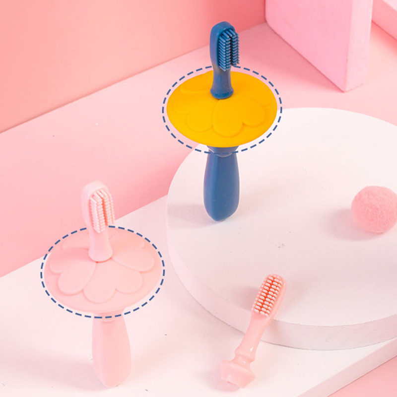 silicone training teething toothbrush silicone training teething toothbrush