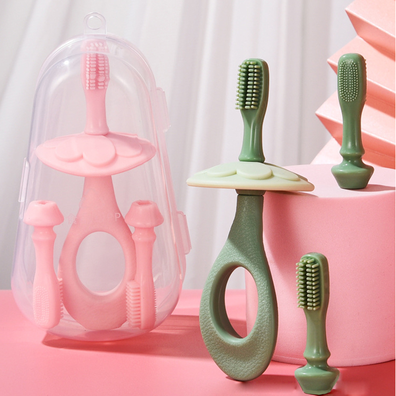 silicone training teething toothbrush silicone training teething toothbrush
