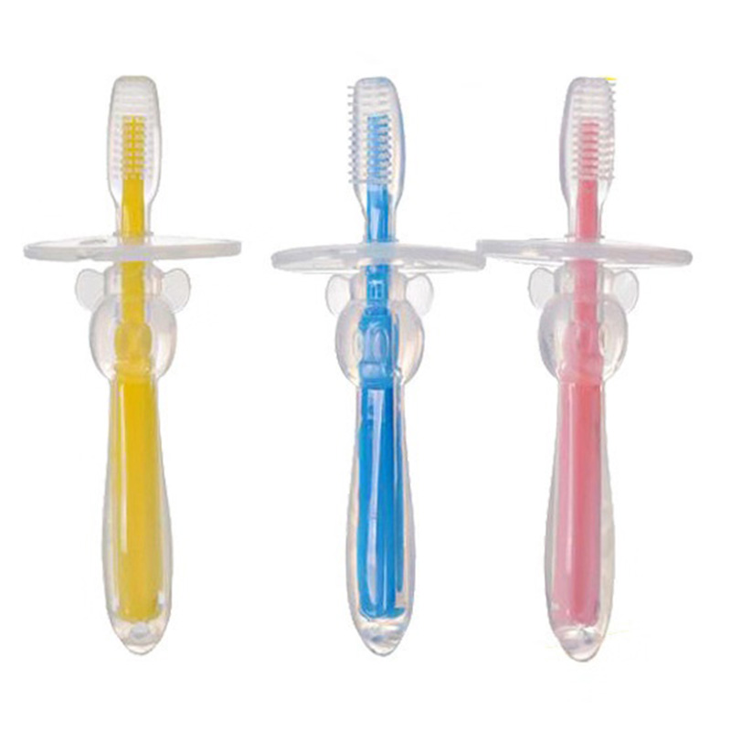 silicone training teething toothbrush silicone training teething toothbrush