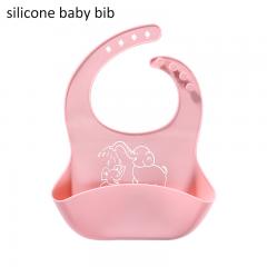 Food grade waterproof silicone baby bibs