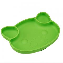 divided silicone plate with suction for kids