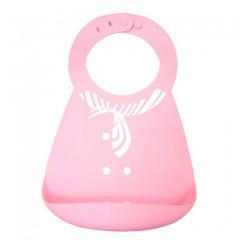 Food grade waterproof silicone baby bibs